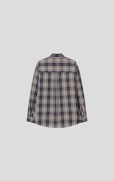 名古屋 懷舊日式街頭 格紋 襯衫 - 2C24