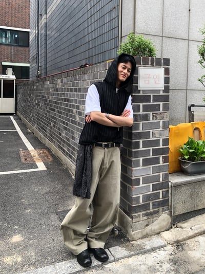 西部街頭 金屬花紋 天然牛皮 皮帶 - 1C3