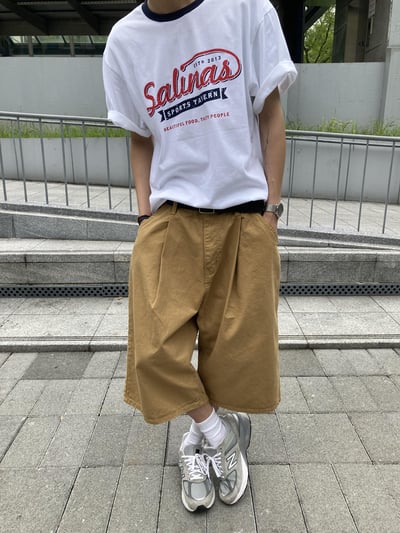 (棕色M 現貨) 經典復古 80s 百慕達 7分短褲 - 3C19