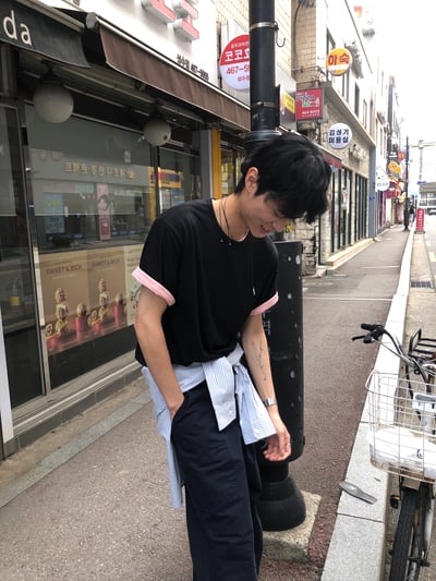 經典款 夏季透氣 短版素面 短袖上衣 - 8C10