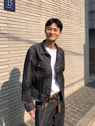 歐美 高街經典 特殊縫線 短版 牛仔夾克 (set - up) - 1C11