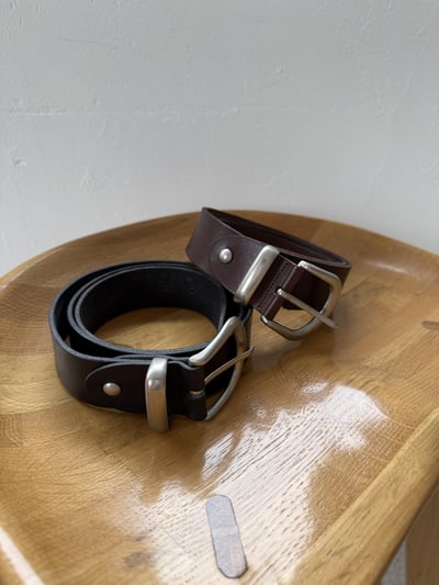 美式休閒 簡約 天然牛皮 皮帶 - 2C11