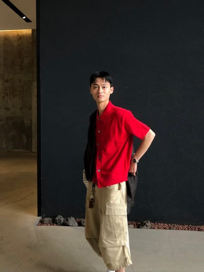 漢南洞 高檔幹練 圈紗針織 短版 開襟衫 - 6C9