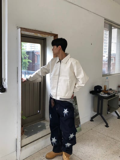 素雅幹練 亮感 皮革 短版 夾克 - 2C13