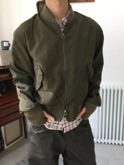 俐落版型 航空 MA-1 短版 飛行夾克 - 2C1