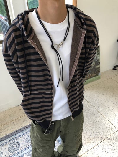 俐落街頭感 繩索項鏈 - 1C13