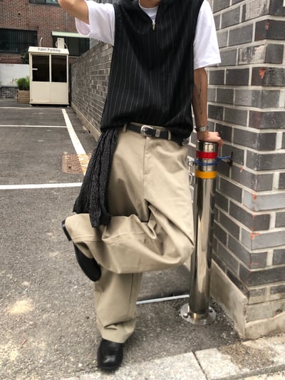 西部街頭 金屬花紋 天然牛皮 皮帶 - 1C12