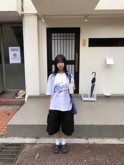復古街頭 類尼龍 夏季清爽 斜口袋 工裝短褲 - 3C11