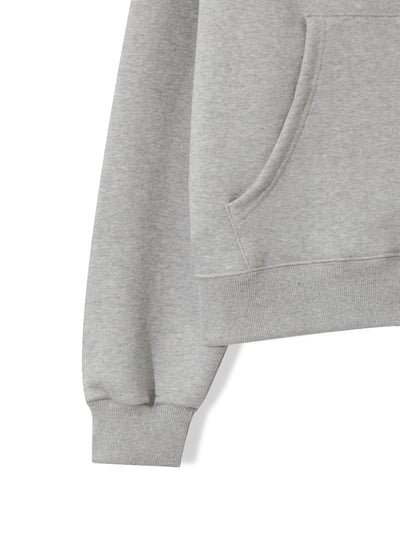 極簡主義 短版 休閒 按扣連帽外套 - 2C25