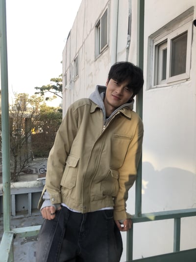 歐美經典款 雙口袋 微短版 牛津夾克 - 3C15