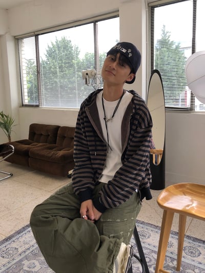 俐落街頭感 繩索項鏈 - 1C12