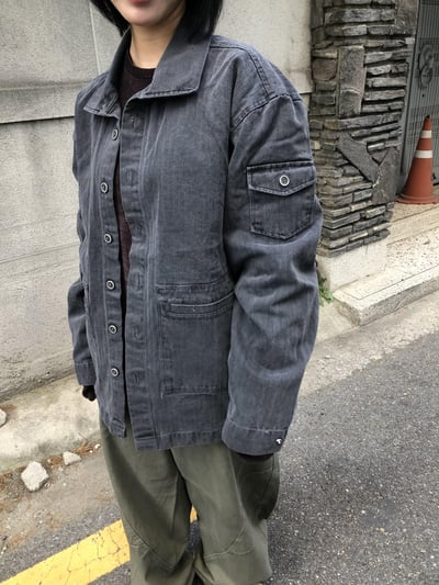 高檔條紋 人紋布 經典商務感 薄夾克 - 4C1