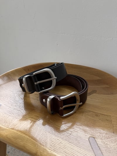 美式休閒 簡約 天然牛皮 皮帶 - 2C3