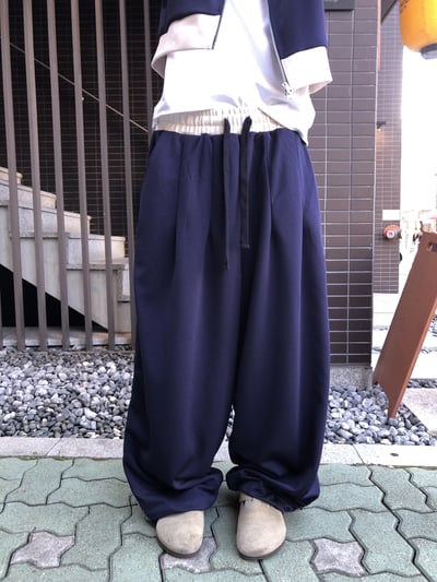 印地安格紋 文藝感 運動配色套裝 寬版 長褲 - 3C9