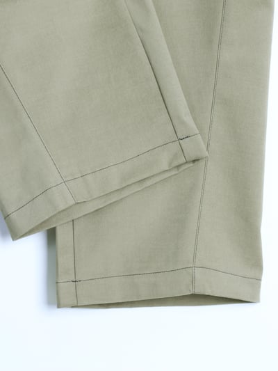 ASH 街頭休閒 特殊曲線 長版 寬褲 - 2C23