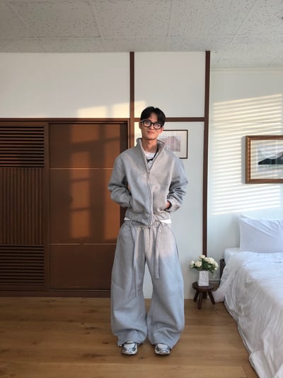 潮流版型霸主 立領短版 休閒 刷毛外套 (set-up) - 2C3