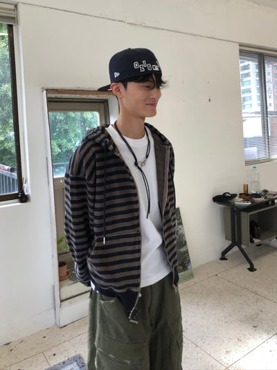 俐落街頭感 繩索項鏈 - 1C14