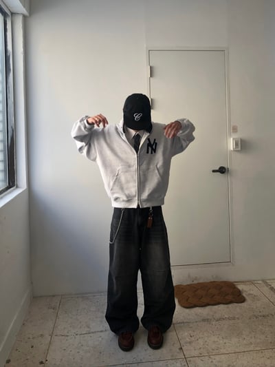 時尚紐約 歐美潮男 連帽短版外套 - 3C20