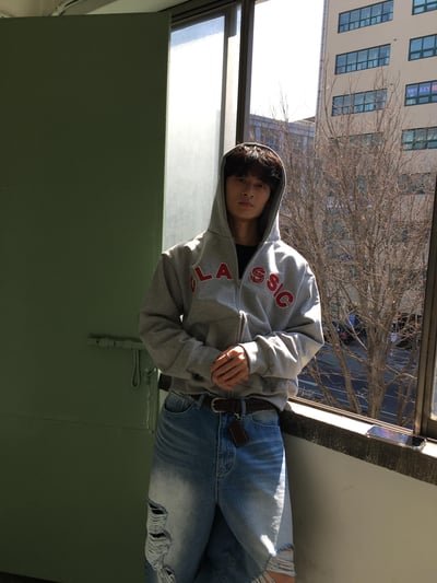 Classic 美式經典 刺繡短版 連帽外套 - 3C13