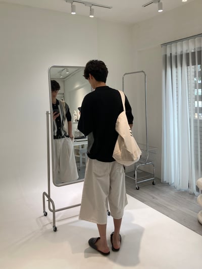 (棕色M 現貨) 經典復古 80s 百慕達 7分短褲 - 3C9