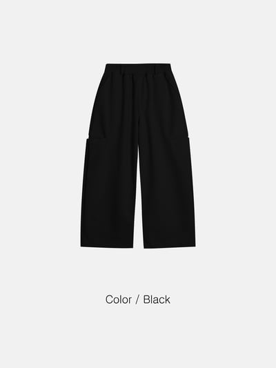 街頭休閒 極簡俐落 百搭 刷毛 寬版 工裝棉褲 - 2C17