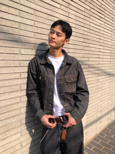 歐美 高街經典 特殊縫線 短版 牛仔夾克 (set - up) - 1C5