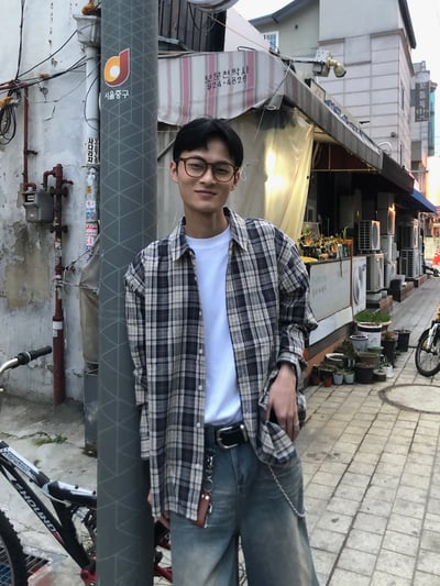 名古屋 懷舊日式街頭 格紋 襯衫 - 2C6