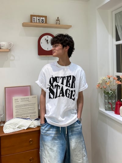 Stage 街頭印刷 短T - 4C6