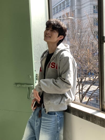 Classic 美式經典 刺繡短版 連帽外套 - 3C17