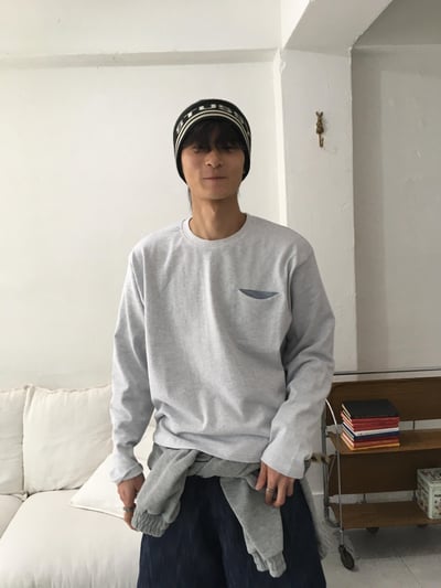 春季必備 口袋配色 短版 薄長袖 - 3C5