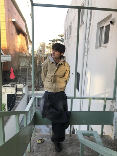 歐美經典款 雙口袋 微短版 牛津夾克 - 3C20