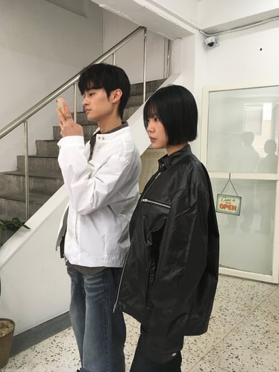 夏天街頭 輕薄 類尼龍 反光 機車夾克 - 3C19