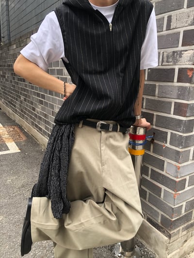 西部街頭 金屬花紋 天然牛皮 皮帶 - 1C10