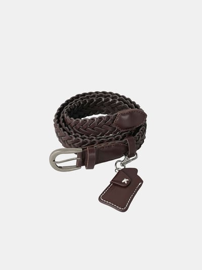 頂流社會 網狀皮革 鑰匙圈 皮帶 - 2C14