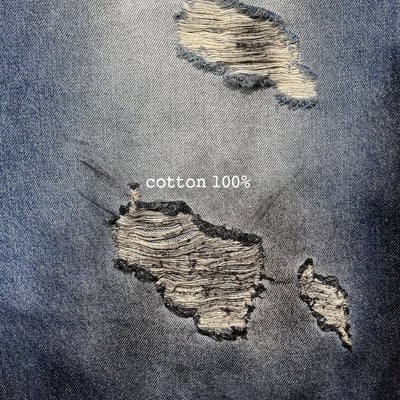 786 破壞水洗 復古渲染 百慕達 牛仔短褲 - 1C25