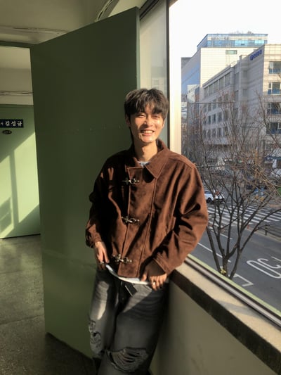 街頭潮流 消防扣 麂皮 短版 薄夾克 - 2C17