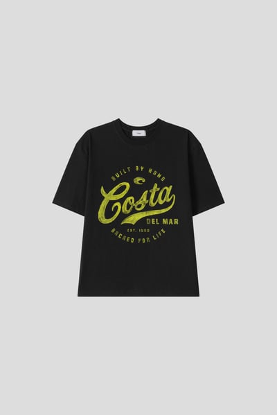 Costa 可愛街頭 印刷設計 寬版 短袖 上衣 - 3C24