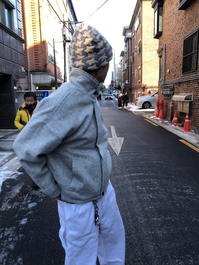 高檔系列 馬海毛 短版 立領 大衣 - 2C13