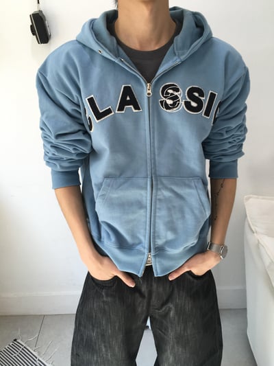 Classic 美式經典 刺繡短版 連帽外套 - 3C11