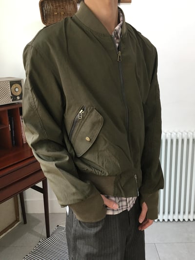 俐落版型 航空 MA-1 短版 飛行夾克 - 2C8