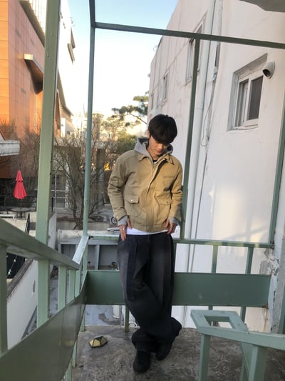 歐美經典款 雙口袋 微短版 牛津夾克 - 3C11