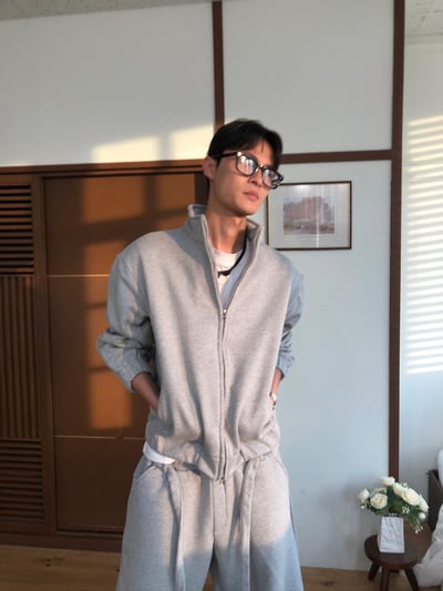 潮流版型霸主 立領短版 休閒 刷毛外套 (set-up) - 2C9