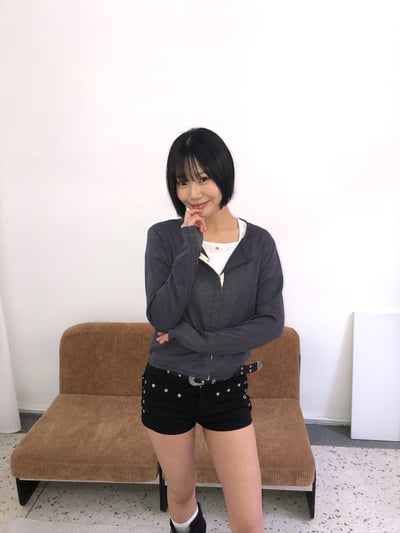 韓系休閒 涼爽透氣 小罩衫 針織衫 - 5C3