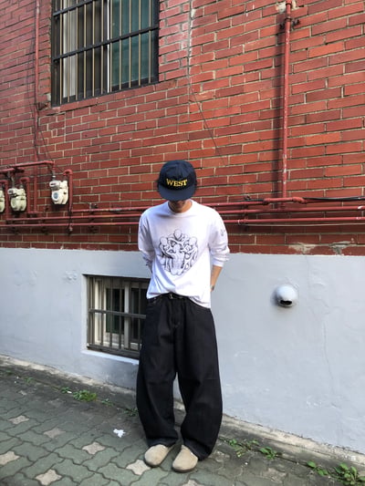 WEST 街頭高檔刺繡 復古帽 - 4C11