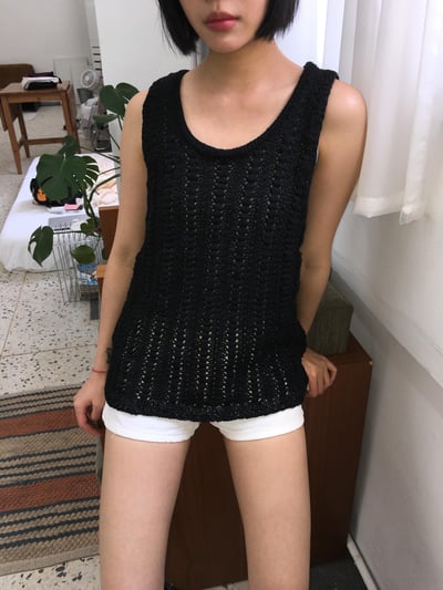 高級渡假風 巴厘島 涼爽針織 背心 - 2C12