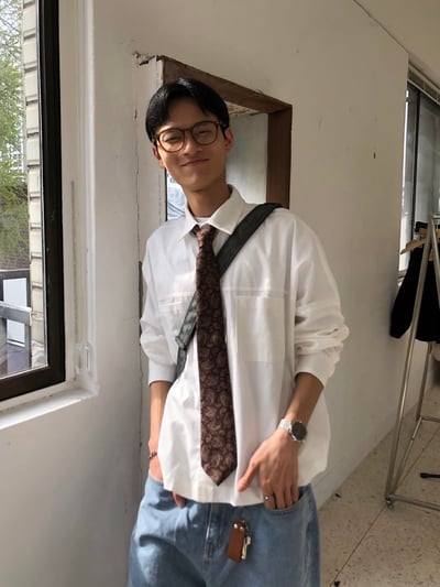 文藝復興 花雕紋 復古領帶 - 2C8