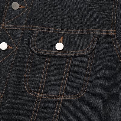 歐美 高街經典 特殊縫線 短版 牛仔夾克 (set - up) - 1C20