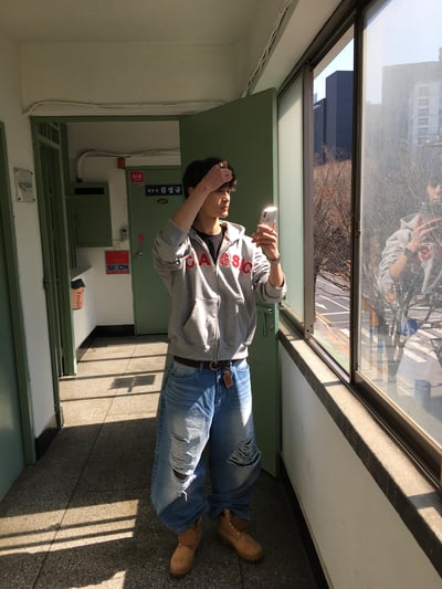 Classic 美式經典 刺繡短版 連帽外套 - 3C14