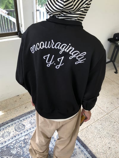 藝術殿堂 高級刺繡 運動街頭 短版 外套 - 3C20