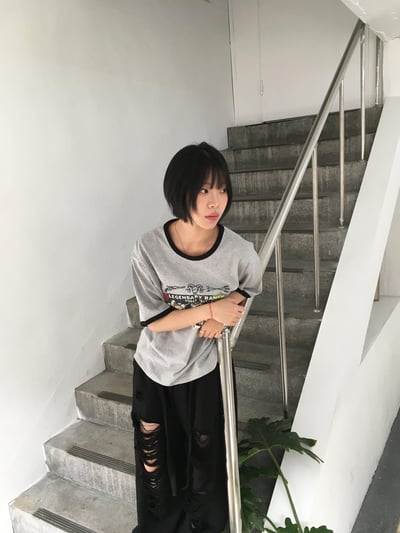 西部牛仔 復古王者 配色細節 短版 短袖 - 3C10